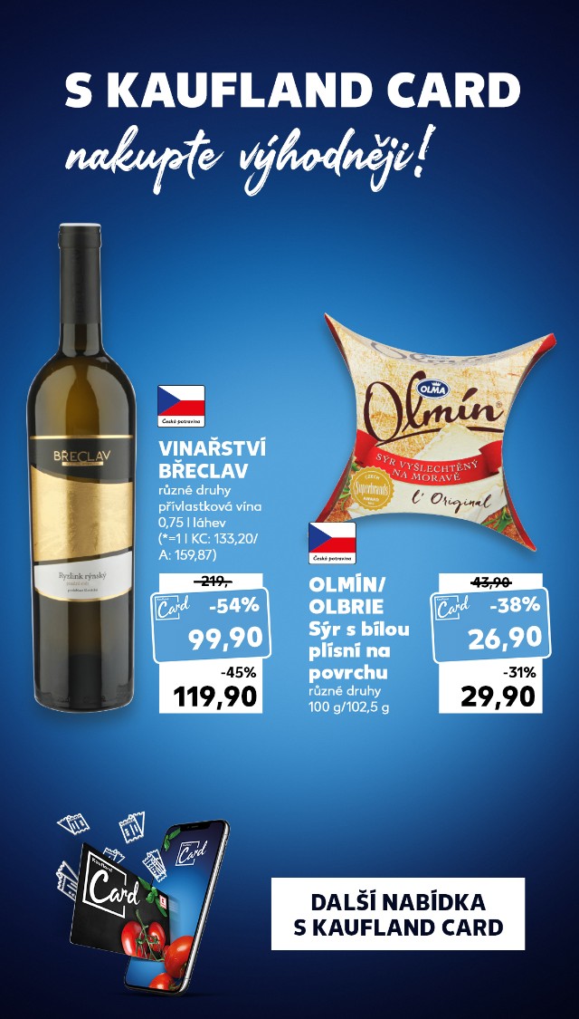 S Kaufland Card nakupte výhodněji!