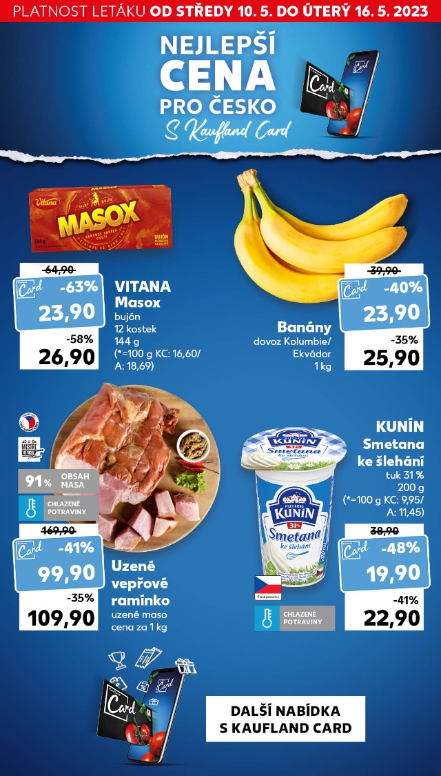 Nejlepší cena pro Česko s Kaufland Card