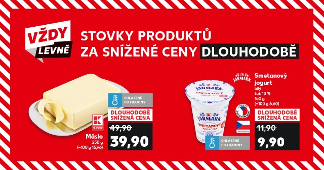 Stovky produktů za snížené ceny dlouhodobě.