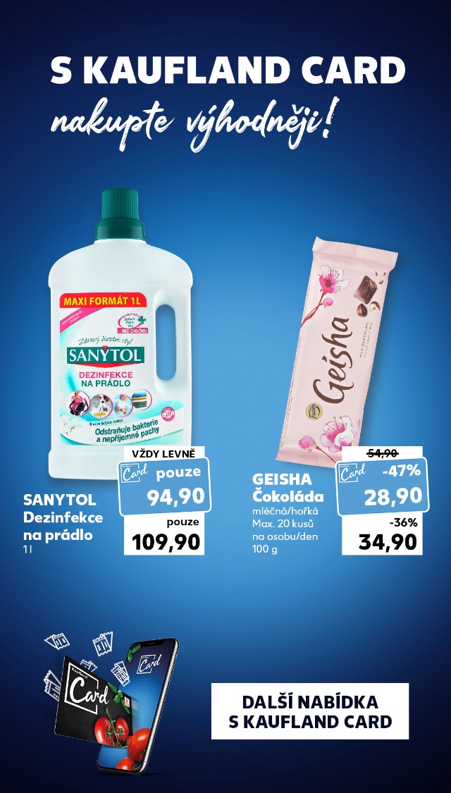 S Kaufland Card nakupte výhodněji!