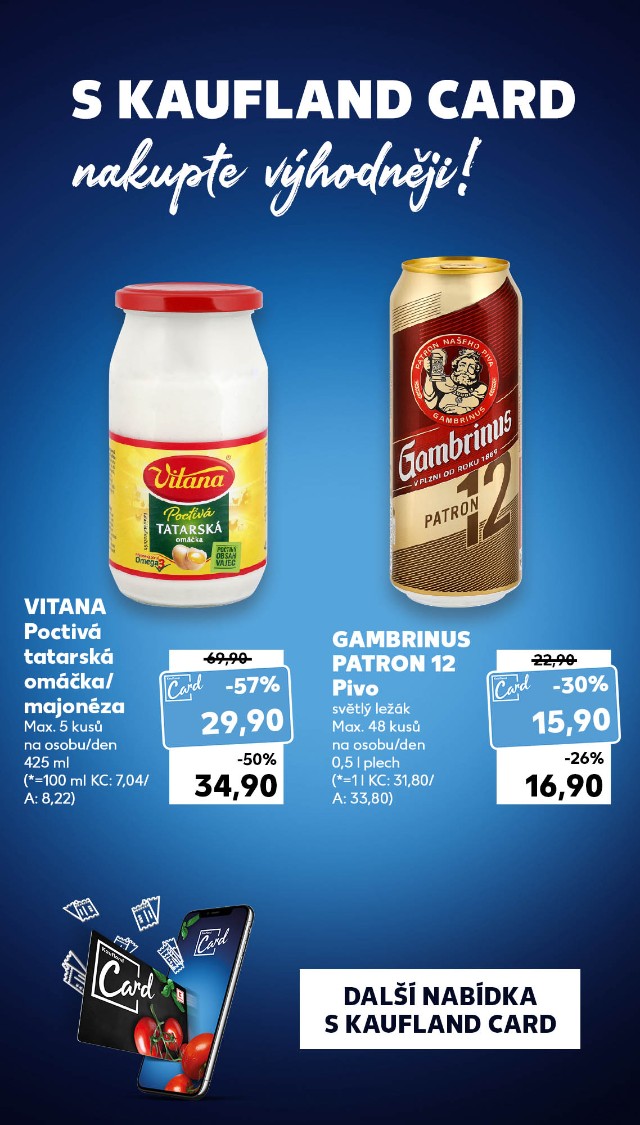 S Kaufland Card nakupte výhodněji!