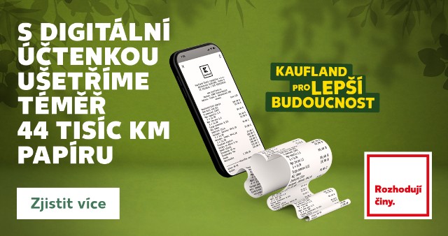 S digitální účtenkou ušetříme téměř 44 tisíc km papíru