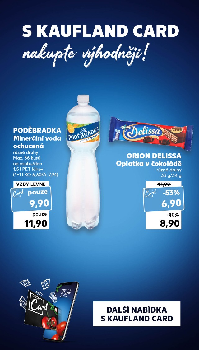 S Kaufland Card nakupte výhodněji!