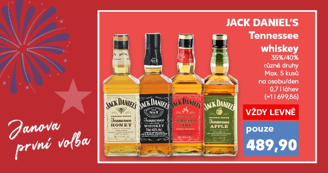Janova první volba - Jack Daniel's
