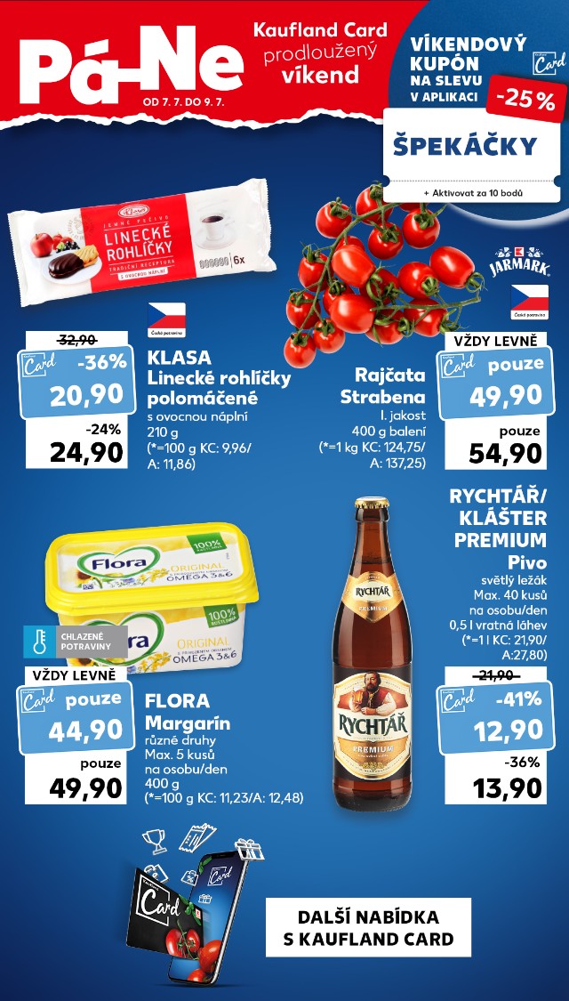 Kaufland Card prodloužený víkend