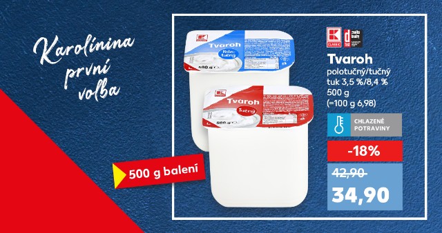 Karolínina první volba - K-Classic - Tvaroh