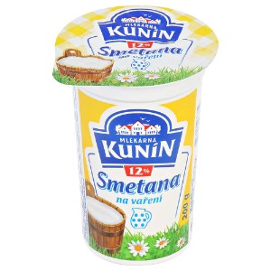 Kunín - Smetana na vaření