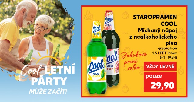 Staropramen Cool - Míchaný nápoj z nealkoholického piva