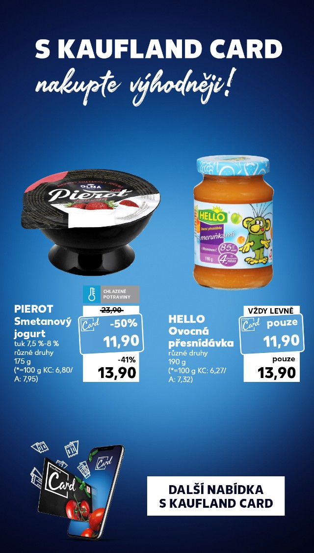 S Kaufland Card nakupte výhodněji!