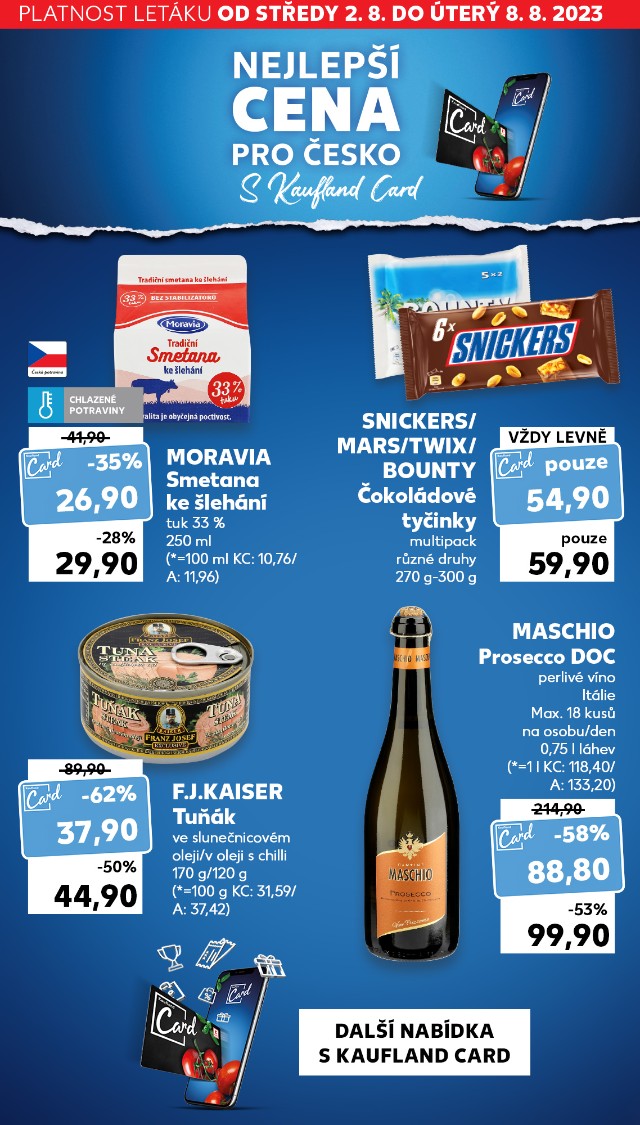Nejlepší cena pro Česko s Kaufland Card