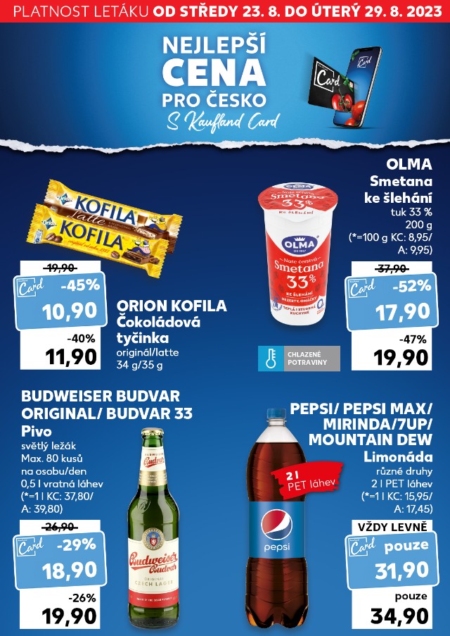 Nejlepší cena pro Česko s Kaufland Card