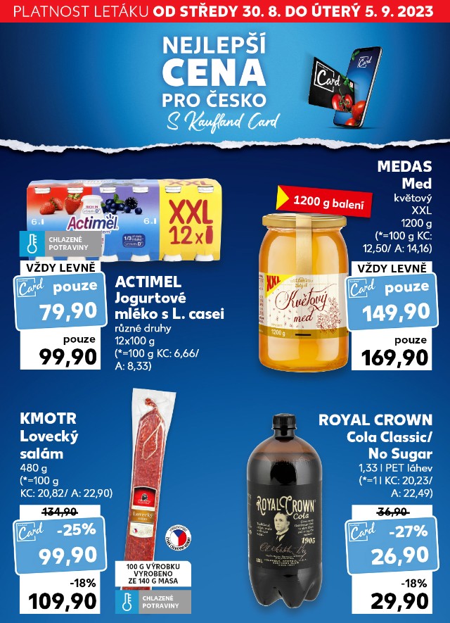 Nejlepší cena pro Česko s Kaufland Card