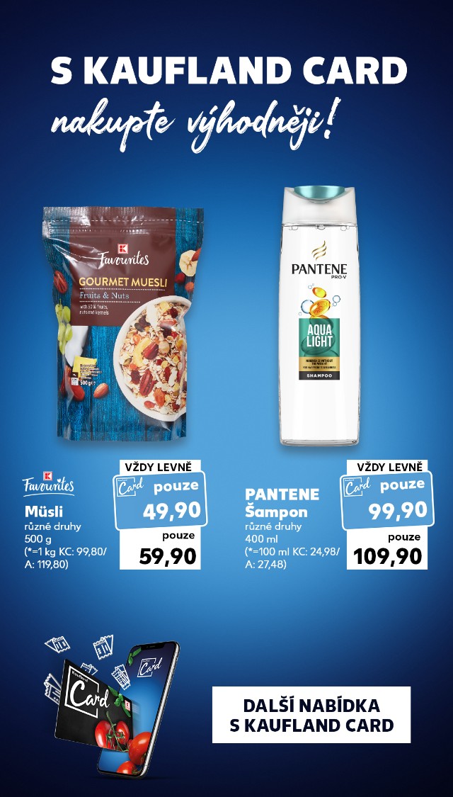 S Kaufland Card nakupte výhodněji!