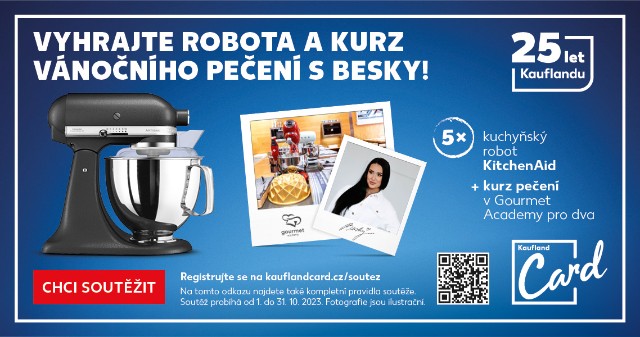 Vyhrajte robota a kurz vánočního pečení s Besky!