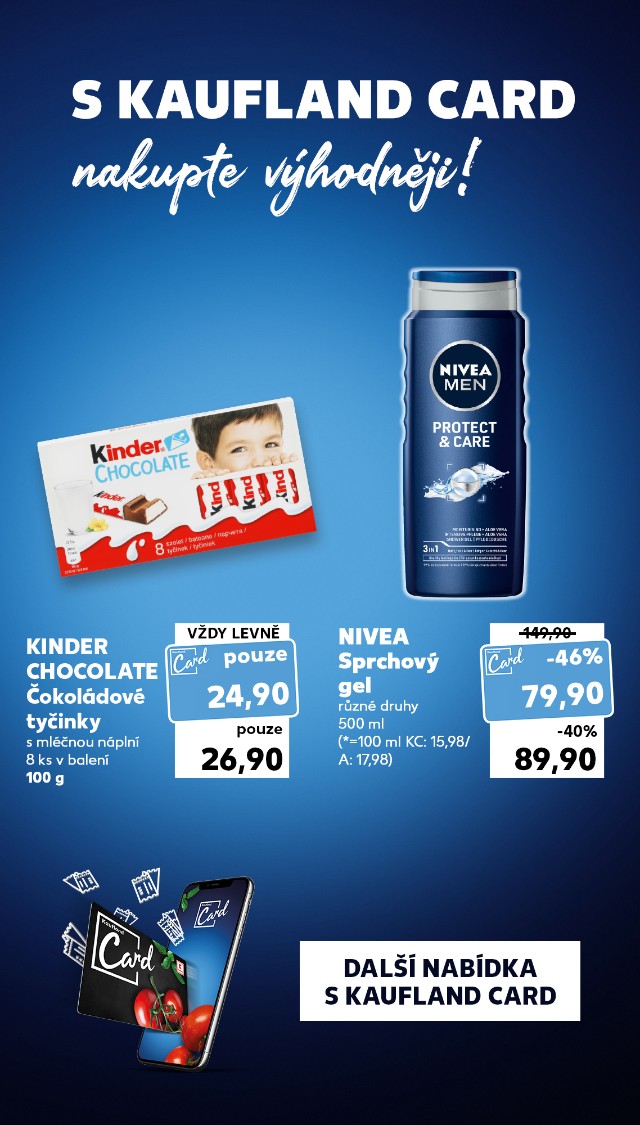 S Kaufland Card nakupte výhodněji!