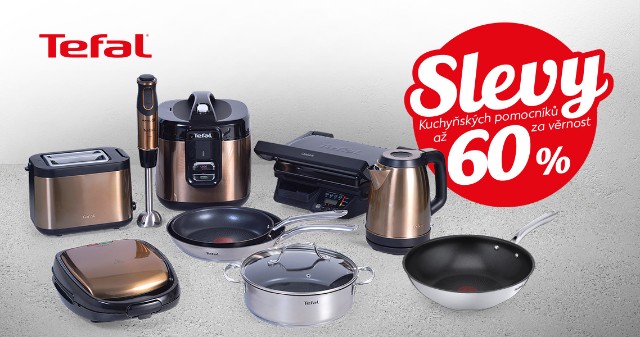 Tefal - Slevy za věrnost až 60%