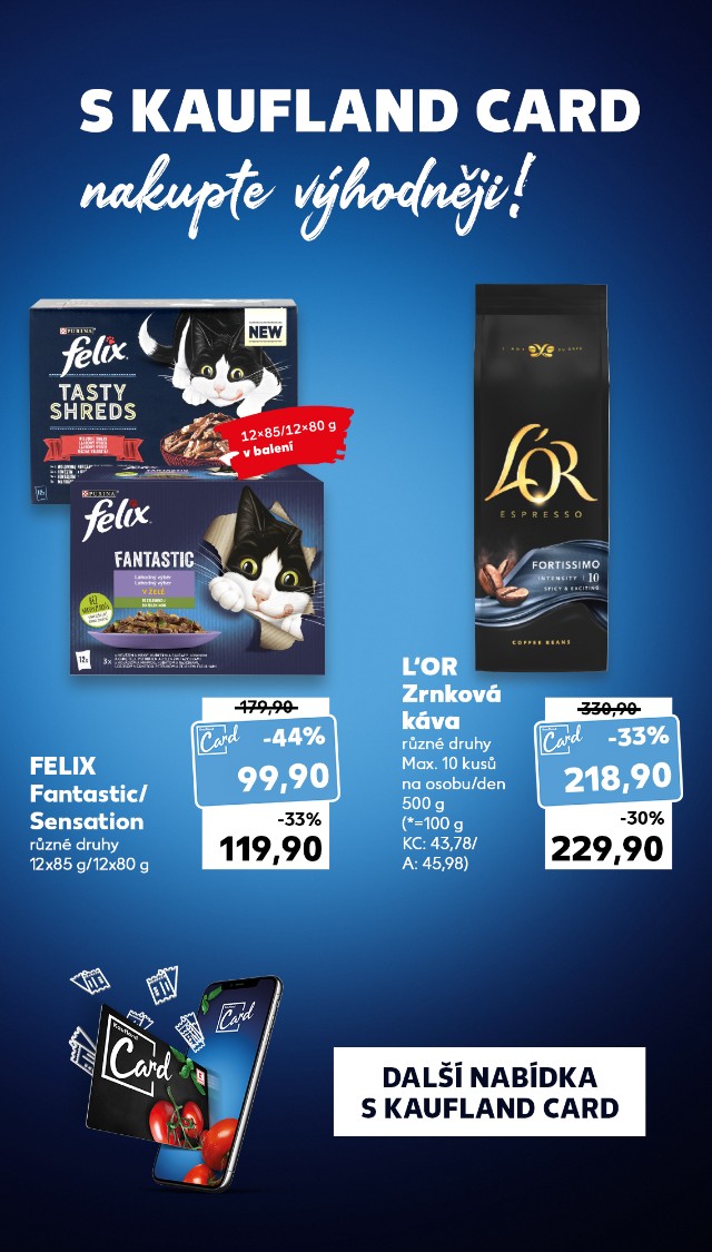 S Kaufland Card nakupte výhodněji!