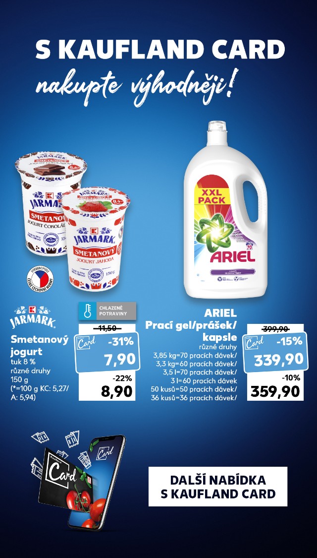 S Kaufland Card nakupte výhodněji!