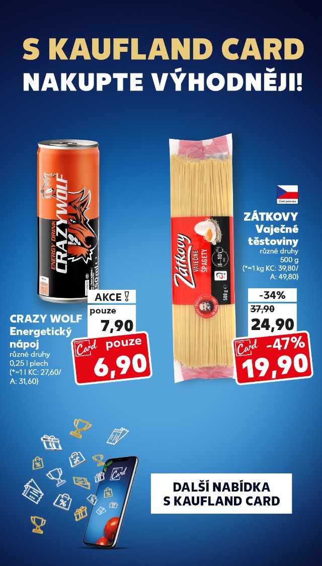 S Kaufland Card nakupte výhodněji!