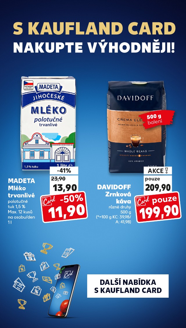 S Kaufland Card nakupte výhodněji!