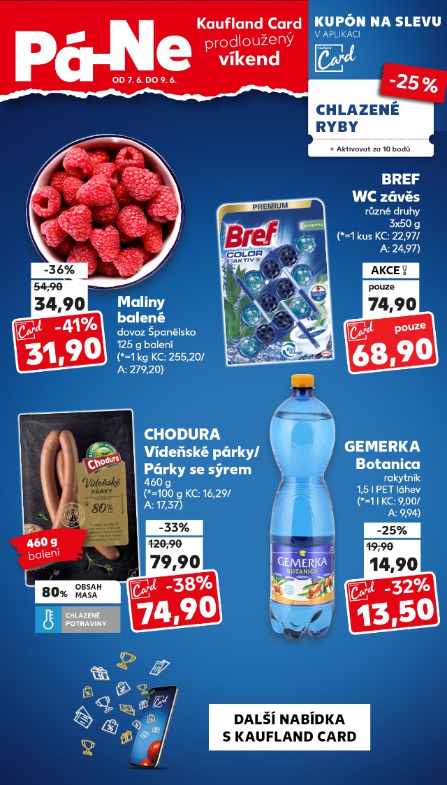 Kaufland Card prodloužený víkend