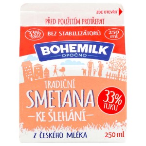 Bohemilk - Smetana ke šlehání