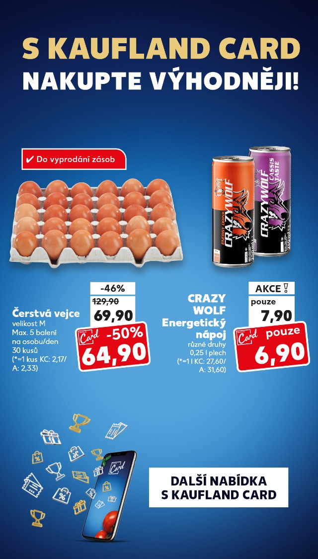 S Kaufland Card nakupte výhodněji!