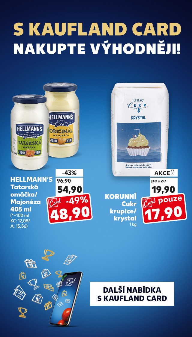 S Kaufland Card nakupte výhodněji!