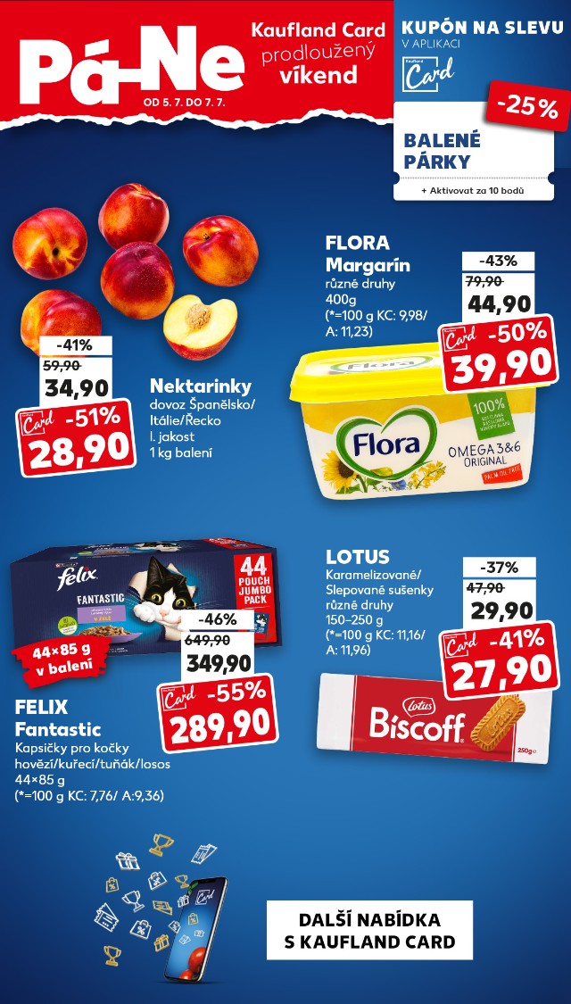 Kaufland Card prodloužený víkend