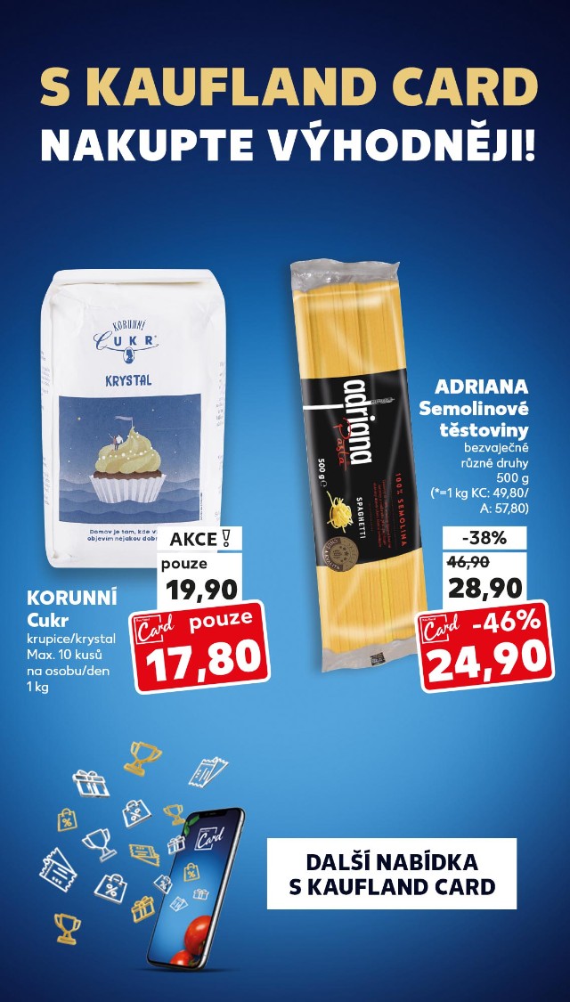 S Kaufland Card nakupte výhodněji!