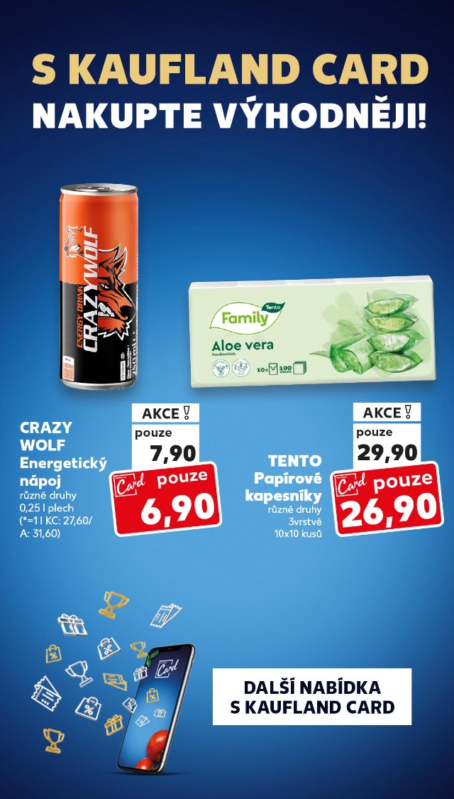 S Kaufland Card nakupte výhodněji!
