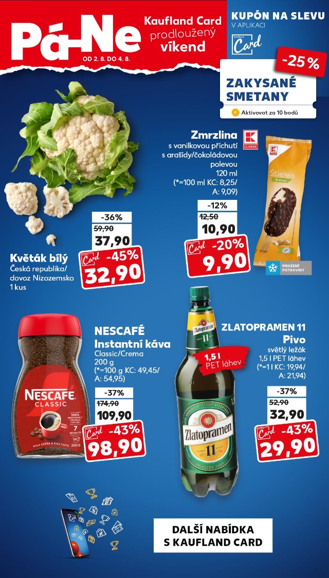 Kaufland Card prodloužený víkend
