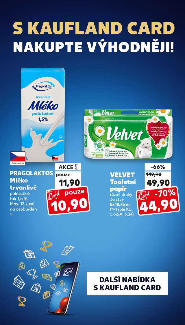 S Kaufland Card nakupte výhodněji!