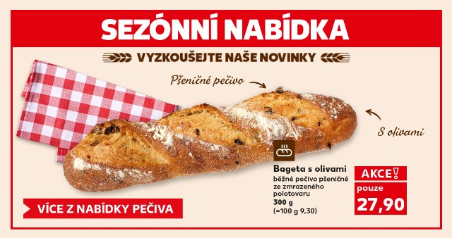 Sezónní nabídka pečiva