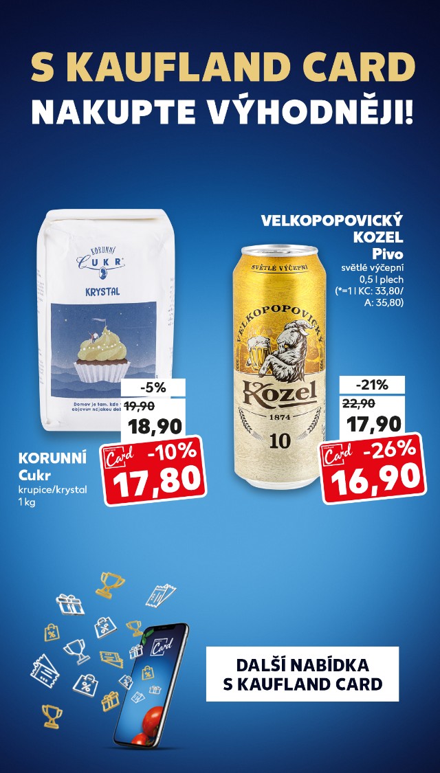 S Kaufland Card nakupte výhodněji!