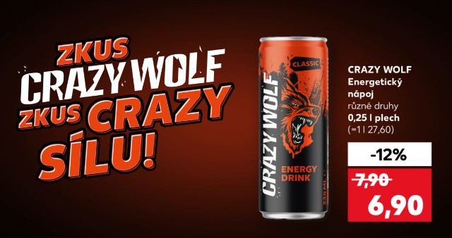 Crazy Wolf - energy drink