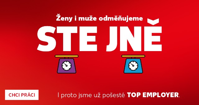 Ženy i muže odměňujeme stejně