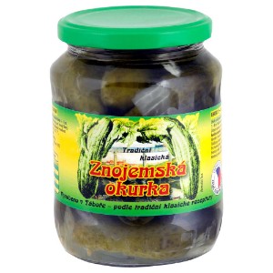 Tradiční klasická znojemská okurka