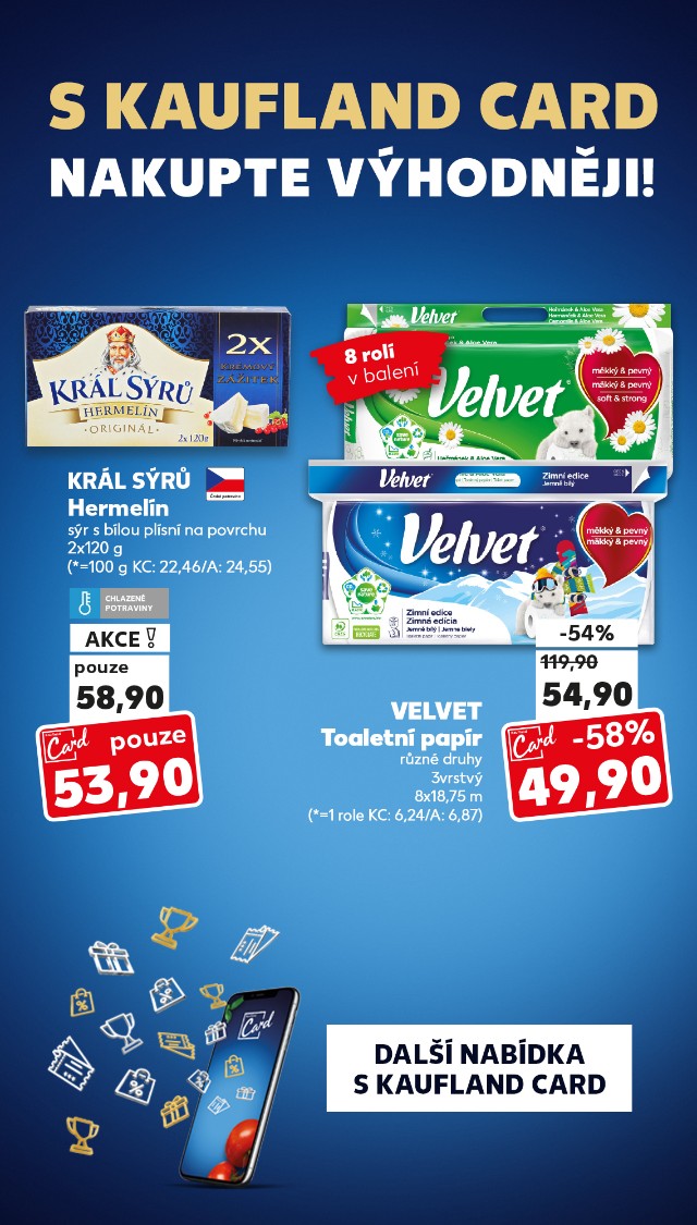 S Kaufland Card nakupte výhodněji!
