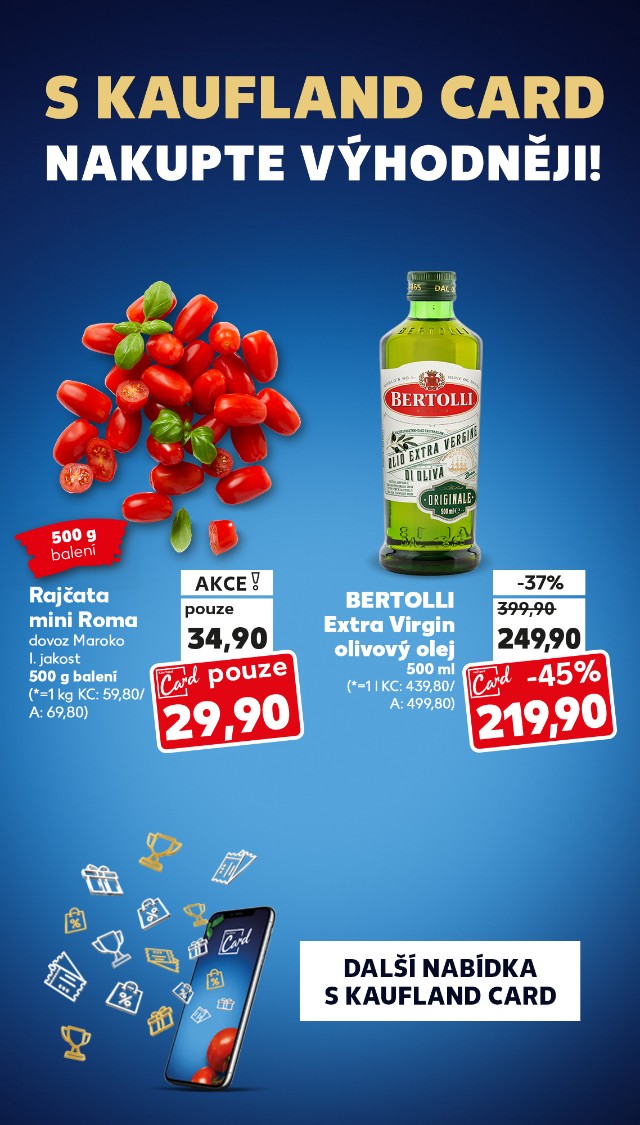 S Kaufland Card nakupte výhodněji!