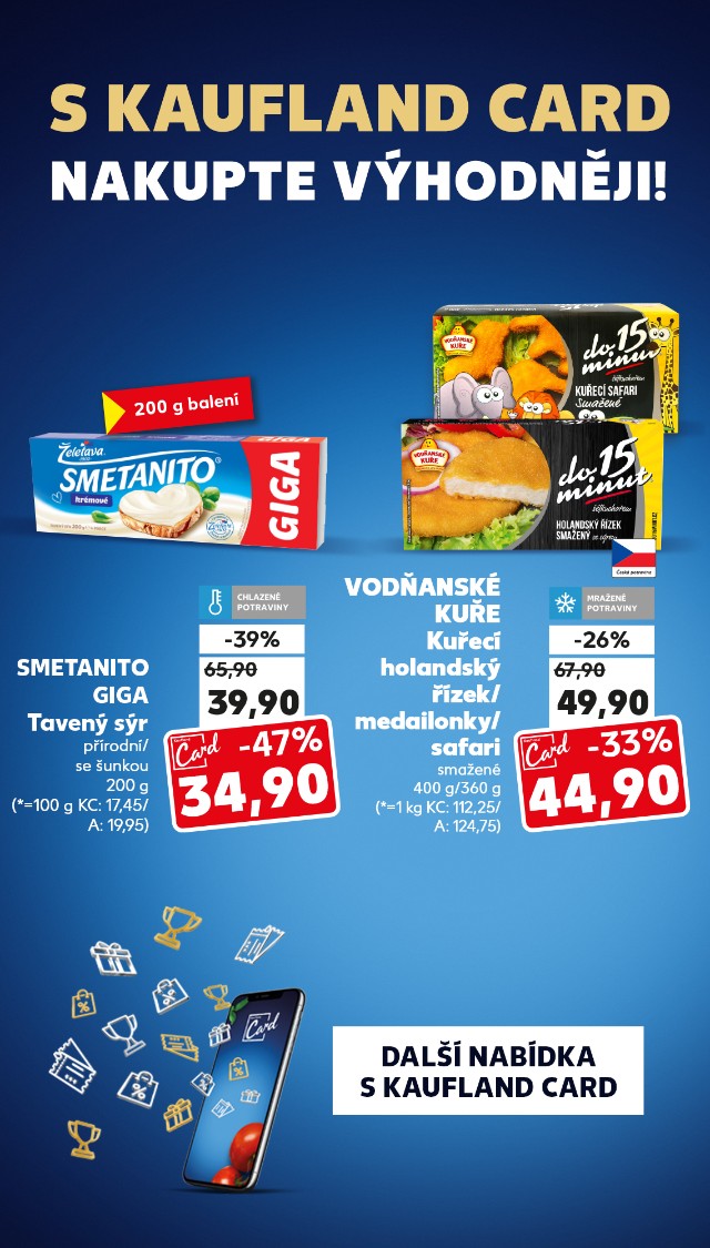 S Kaufland Card nakupte výhodněji!