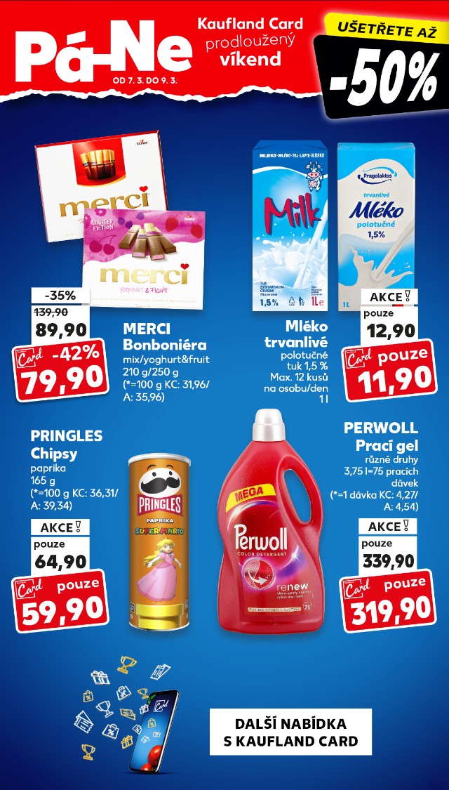 Kaufland Card prodloužený víkend