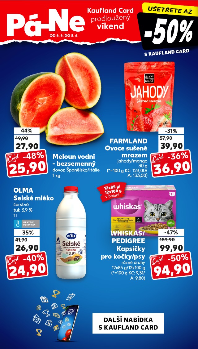 Kaufland Card prodloužený víkend