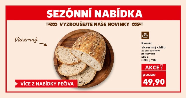 Kvasko vícezrnný chléb