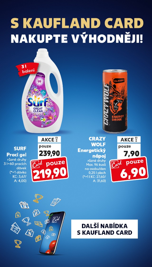 S Kaufland Card nakupte výhodněji!