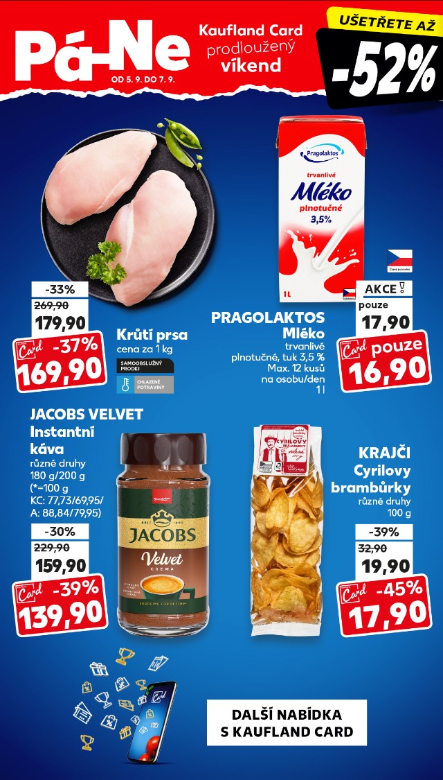 Kaufland Card prodloužený víkend
