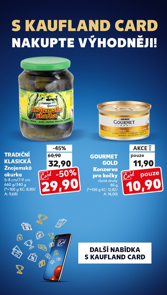S Kaufland Card nakupte výhodněji!
