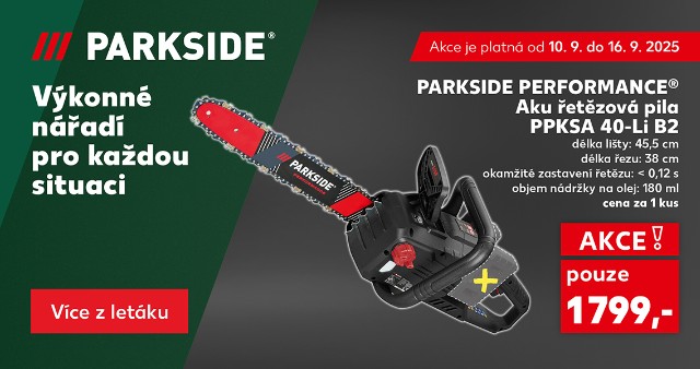 Parkside - Aku řetězová pila