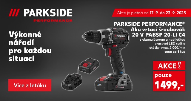 Parkside - Aku vrtací šroubovák