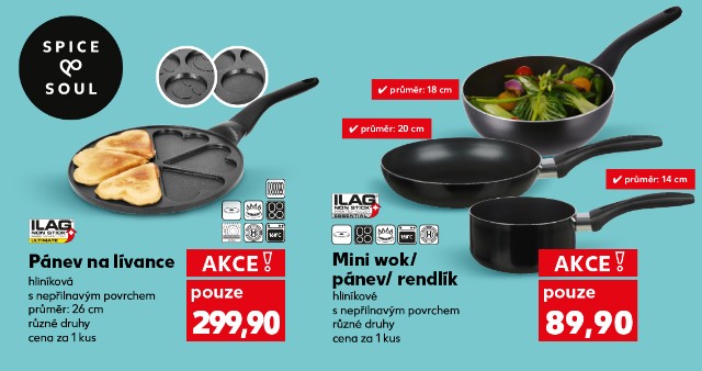 Spice&Soul - Pánev na lívance a Mini wok